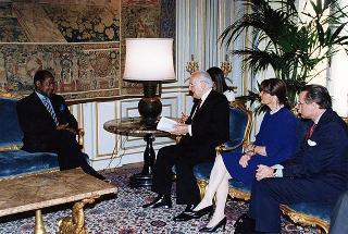 Incontro con il Presidente della Repubblica del Mozambico Joaquim Alberto Chisano