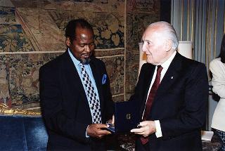 Incontro con il Presidente della Repubblica del Mozambico Joaquim Alberto Chisano