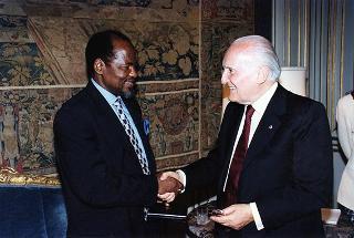Incontro con il Presidente della Repubblica del Mozambico Joaquim Alberto Chisano