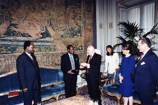 Incontro con il Presidente della Repubblica del Mozambico Joaquim Alberto Chisano
