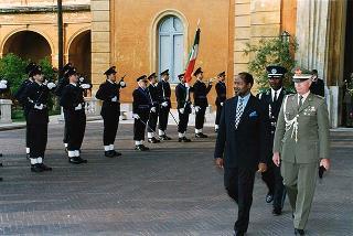 Incontro con il Presidente della Repubblica del Mozambico Joaquim Alberto Chisano