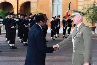 Incontro con il Presidente della Repubblica del Mozambico Joaquim Alberto Chisano