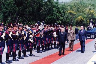 Roma: intervento del Presidente della Repubblica, in forma ufficiale, alla Festa della Polizia 1998