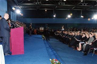 Roma: intervento del Presidente della Repubblica, in forma ufficiale, alla Festa della Polizia 1998