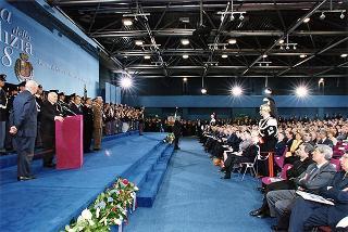 Roma: intervento del Presidente della Repubblica, in forma ufficiale, alla Festa della Polizia 1998