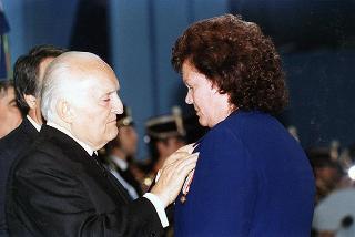 Roma: intervento del Presidente della Repubblica, in forma ufficiale, alla Festa della Polizia 1998