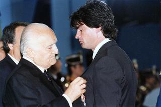 Roma: intervento del Presidente della Repubblica, in forma ufficiale, alla Festa della Polizia 1998