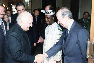 Roma, Istituto Italiano per l'Africa e l'Oriente: intervento del Presidente della Repubblica alla celebrazione della "Giornata dell'Africa", in occasione del 35° anniversario della fondazione dell'Organizzazione dell'Unità Africana