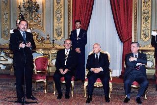 Promotori, giuria e vincitori della 33^ edizione del Premio Saint- Vincent di giornalismo