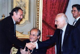 Promotori, giuria e vincitori della 33^ edizione del Premio Saint- Vincent di giornalismo