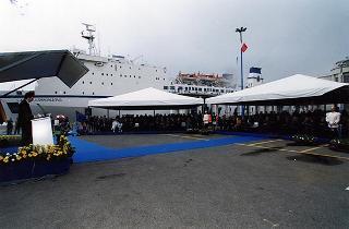 Napoli: intervento del Presidente della Repubblica alla cerimonia inaugurale della nuova nave veloce della Società Tirrenia