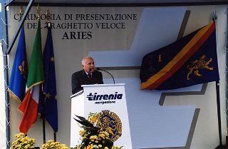 Napoli: intervento del Presidente della Repubblica alla cerimonia inaugurale della nuova nave veloce della Società Tirrenia