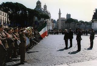 Roma, Altare della Patria: deposizione di una corona d'alloro da parte del Presidente della Repubblica in occasione della Festa Nazionale della Repubblica