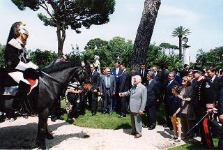 Apertura al pubbico dei giardini del Quirinale, in occasione della Festa Nazionale della Repubblica