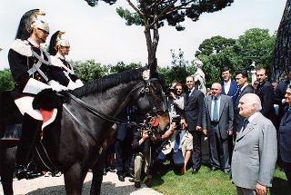 Apertura al pubbico dei giardini del Quirinale, in occasione della Festa Nazionale della Repubblica