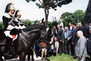 Apertura al pubbico dei giardini del Quirinale, in occasione della Festa Nazionale della Repubblica
