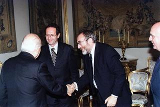 Quirinale Cortile d'Onore: Concerto dell'Orchestra Sinfonica Nazionale della RAI e del Coro dell'Accademia Nazionale di Santa Cecilia, diretti dal Maestro Gianluigi Gelmetti, in occasione della Festa Nazionale della Repubblica
