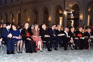 Quirinale Cortile d'Onore: Concerto dell'Orchestra Sinfonica Nazionale della RAI e del Coro dell'Accademia Nazionale di Santa Cecilia, diretti dal Maestro Gianluigi Gelmetti, in occasione della Festa Nazionale della Repubblica