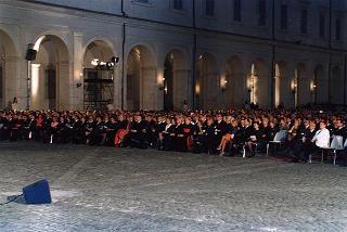 Quirinale Cortile d'Onore: Concerto dell'Orchestra Sinfonica Nazionale della RAI e del Coro dell'Accademia Nazionale di Santa Cecilia, diretti dal Maestro Gianluigi Gelmetti, in occasione della Festa Nazionale della Repubblica