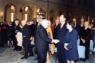 Quirinale Cortile d'Onore: Concerto dell'Orchestra Sinfonica Nazionale della RAI e del Coro dell'Accademia Nazionale di Santa Cecilia, diretti dal Maestro Gianluigi Gelmetti, in occasione della Festa Nazionale della Repubblica