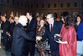 Quirinale Cortile d'Onore: Concerto dell'Orchestra Sinfonica Nazionale della RAI e del Coro dell'Accademia Nazionale di Santa Cecilia, diretti dal Maestro Gianluigi Gelmetti, in occasione della Festa Nazionale della Repubblica