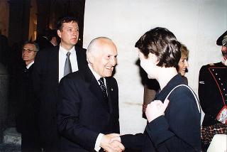 Quirinale Cortile d'Onore: Concerto dell'Orchestra Sinfonica Nazionale della RAI e del Coro dell'Accademia Nazionale di Santa Cecilia, diretti dal Maestro Gianluigi Gelmetti, in occasione della Festa Nazionale della Repubblica