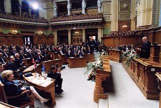 Svizzera, Berna: intervento del Presidente della Repubblica in occasione delle celebrazioni del 150° anniversario della Costituzione Svizzera