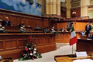 Svizzera, Berna: intervento del Presidente della Repubblica in occasione delle celebrazioni del 150° anniversario della Costituzione Svizzera