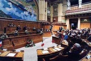 Svizzera, Berna: intervento del Presidente della Repubblica in occasione delle celebrazioni del 150° anniversario della Costituzione Svizzera