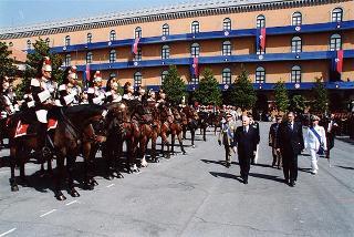 Roma: intervento del Presidente della Repubblica, in forma ufficiale, al 184° anniversario di fondazione dell'Arma dei Carabinieri