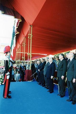 Roma: intervento del Presidente della Repubblica, in forma ufficiale, al 184° anniversario di fondazione dell'Arma dei Carabinieri