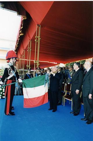 Roma: intervento del Presidente della Repubblica, in forma ufficiale, al 184° anniversario di fondazione dell'Arma dei Carabinieri
