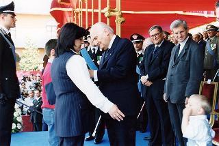 Roma: intervento del Presidente della Repubblica, in forma ufficiale, al 184° anniversario di fondazione dell'Arma dei Carabinieri