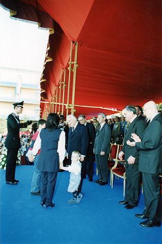 Roma: intervento del Presidente della Repubblica, in forma ufficiale, al 184° anniversario di fondazione dell'Arma dei Carabinieri