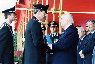 Roma: intervento del Presidente della Repubblica, in forma ufficiale, al 184° anniversario di fondazione dell'Arma dei Carabinieri