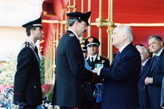 Roma: intervento del Presidente della Repubblica, in forma ufficiale, al 184° anniversario di fondazione dell'Arma dei Carabinieri
