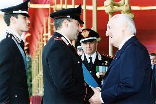 Roma: intervento del Presidente della Repubblica, in forma ufficiale, al 184° anniversario di fondazione dell'Arma dei Carabinieri
