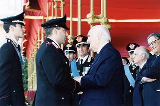 Roma: intervento del Presidente della Repubblica, in forma ufficiale, al 184° anniversario di fondazione dell'Arma dei Carabinieri