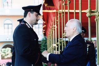 Roma: intervento del Presidente della Repubblica, in forma ufficiale, al 184° anniversario di fondazione dell'Arma dei Carabinieri