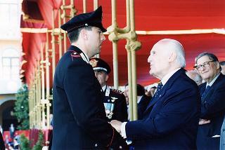 Roma: intervento del Presidente della Repubblica, in forma ufficiale, al 184° anniversario di fondazione dell'Arma dei Carabinieri