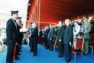 Roma: intervento del Presidente della Repubblica, in forma ufficiale, al 184° anniversario di fondazione dell'Arma dei Carabinieri
