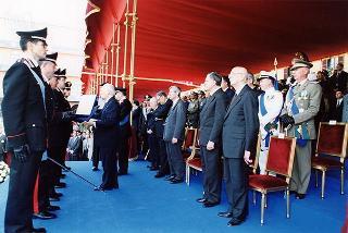 Roma: intervento del Presidente della Repubblica, in forma ufficiale, al 184° anniversario di fondazione dell'Arma dei Carabinieri