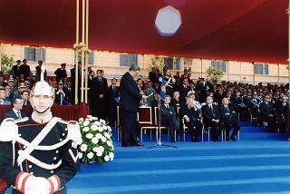 Roma: intervento del Presidente della Repubblica, in forma ufficiale, al 184° anniversario di fondazione dell'Arma dei Carabinieri