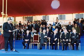 Roma: intervento del Presidente della Repubblica, in forma ufficiale, al 184° anniversario di fondazione dell'Arma dei Carabinieri