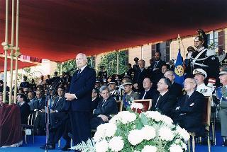 Roma: intervento del Presidente della Repubblica, in forma ufficiale, al 184° anniversario di fondazione dell'Arma dei Carabinieri