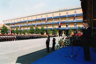 Roma: intervento del Presidente della Repubblica, in forma ufficiale, al 184° anniversario di fondazione dell'Arma dei Carabinieri