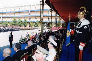 Roma: intervento del Presidente della Repubblica, in forma ufficiale, al 184° anniversario di fondazione dell'Arma dei Carabinieri
