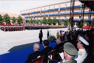 Roma: intervento del Presidente della Repubblica, in forma ufficiale, al 184° anniversario di fondazione dell'Arma dei Carabinieri