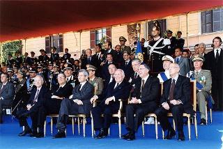 Roma: intervento del Presidente della Repubblica, in forma ufficiale, al 184° anniversario di fondazione dell'Arma dei Carabinieri