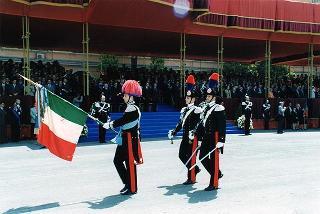 Roma: intervento del Presidente della Repubblica, in forma ufficiale, al 184° anniversario di fondazione dell'Arma dei Carabinieri